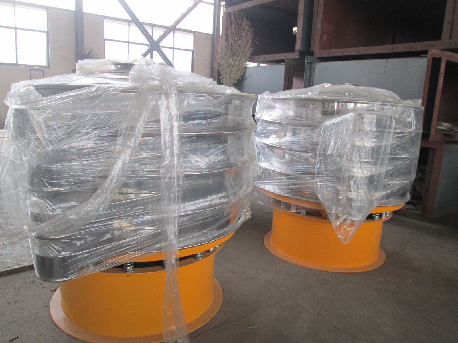 Industriya ng Kemikal Calcium Carbonate Rotary Vibrating Sieve Shaker