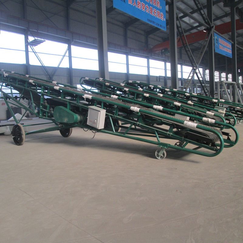 Rice Husk Movable Belt Conveyor para sa Warehouse