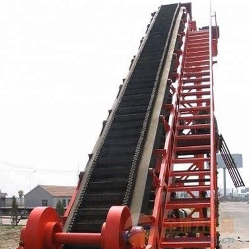 Dip Angle Wheat Seed Sidewall Belt Conveyor System