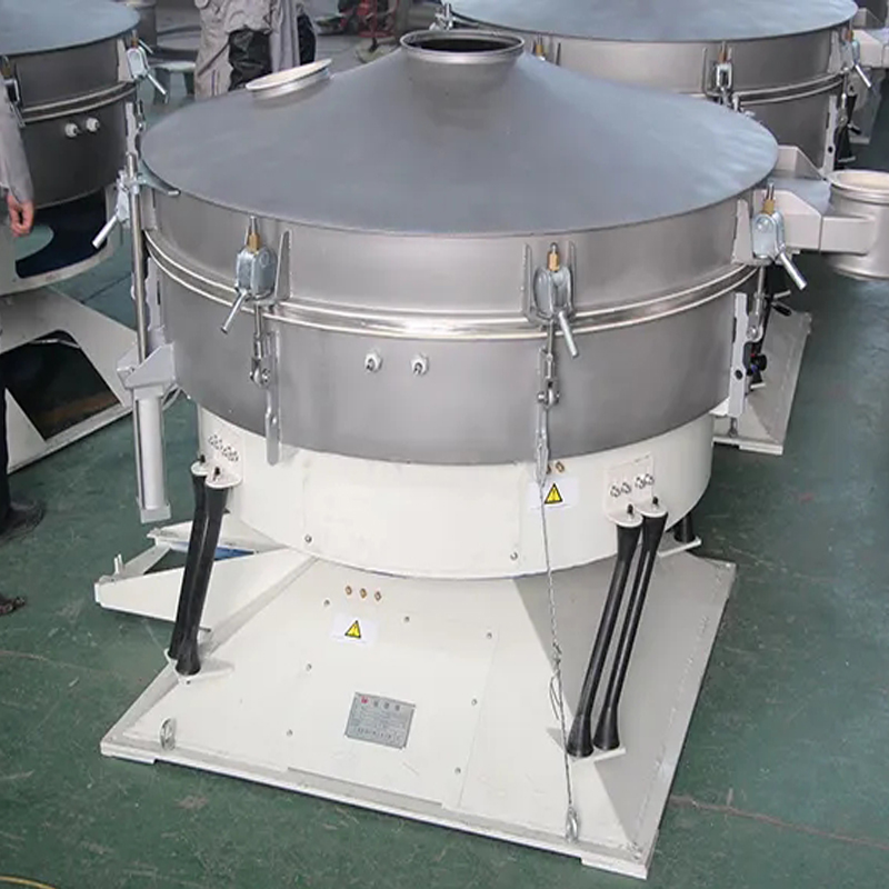 OEM Diameter 800-2600 mm Fine Powder Round Tumbler Vibrating Screen