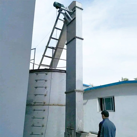 Smooth Operation Animal Feed Vertical Belt Bucket Elevator
