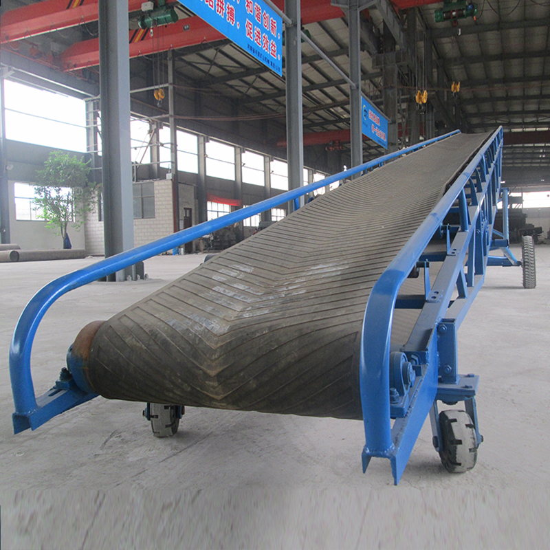 Rice Husk Movable Belt Conveyor para sa Warehouse