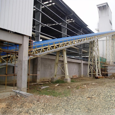 Galvanized corrugated steel plate belt conveyor anti-rain cover