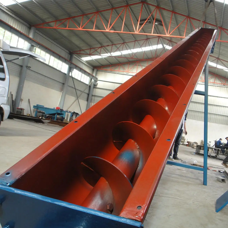 Copper Ore Powder Trough Helical Conveyor