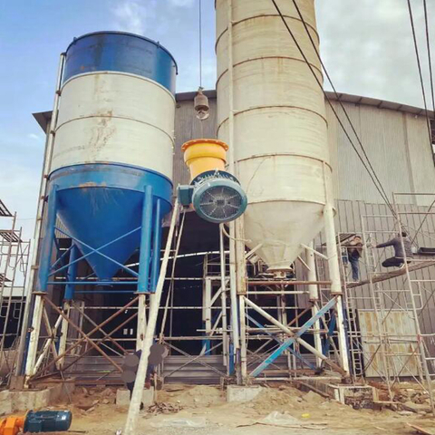 Hilig na semento silo kongkreto screw conveyor