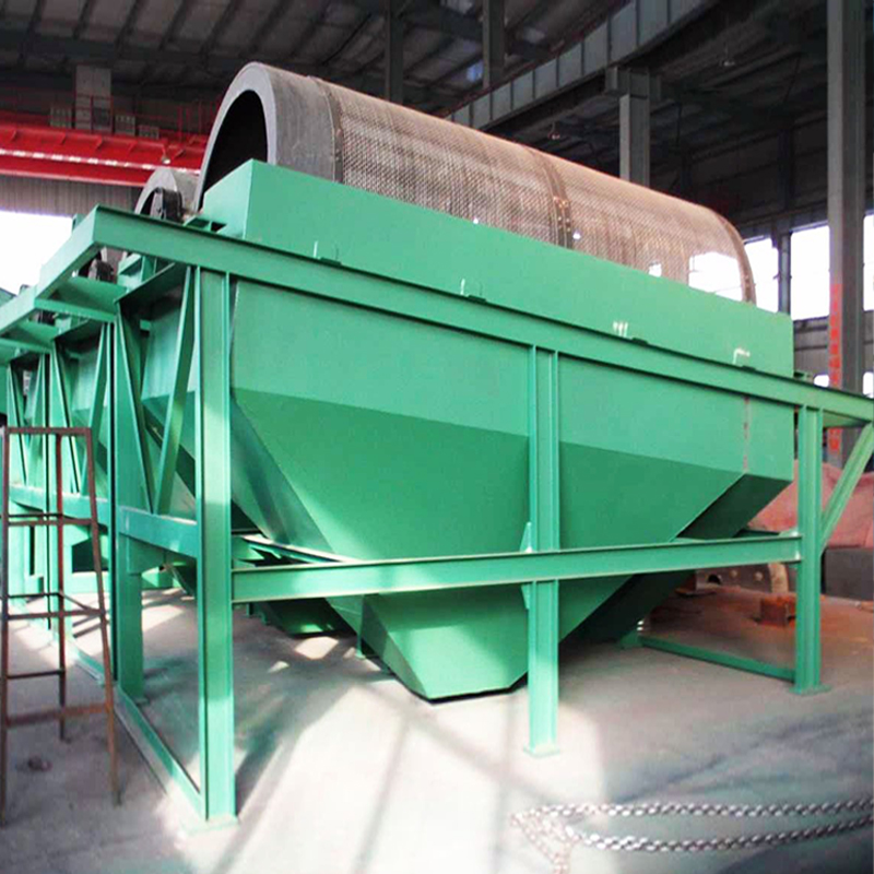 Shaftless Uri ng Basura Recycling Waste Sorting Plant Trommel Screen