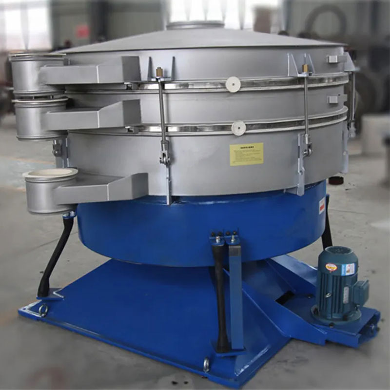 Double Deck Small Flake Separating Round Tumbler Vibrating Sieve